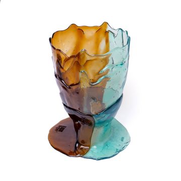 Twins C Vase - Aqua, Brown by corsi design - view 3