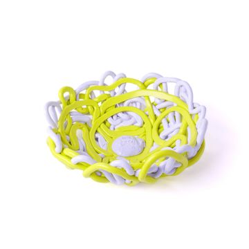 Tutti Frutti II Special Basket  M - Matt Lilac, Fluo Yellow by corsi design - view 3
