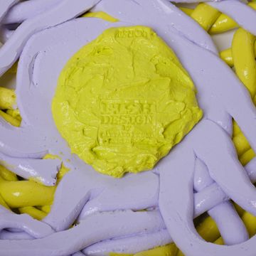 Tutti Frutti II Special Basket M - Lilac, Fluo Yellow by corsi design - view 6