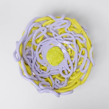 Tutti Frutti II Special Basket M - Lilac, Fluo Yellow by corsi design - view 4