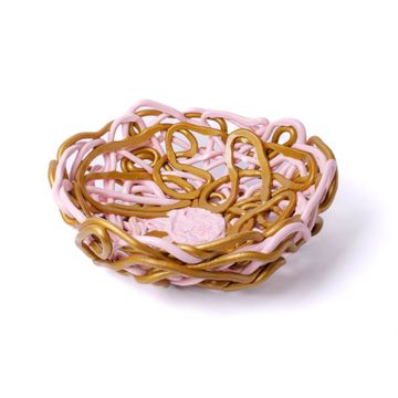 Tutti Frutti II Special Basket L - Pastel Pink, Gold by corsi design - view 3