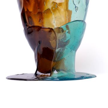 Twins C Vase - Aqua, Brown by corsi design - view 4
