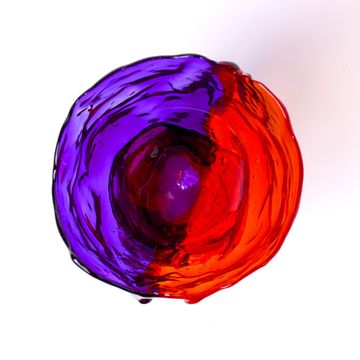Twins C Vase - Clear Orange, Purple by corsi design - view 4