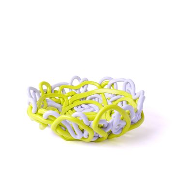 Tutti Frutti II Special Basket  M - Matt Lilac, Fluo Yellow by corsi design - view 2