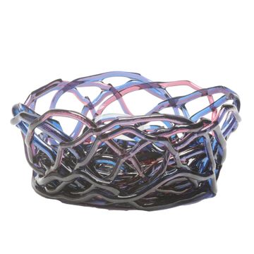 Tutti Frutti II Basket - Clear Blue, Clear Fuchsia by corsi design - view 2