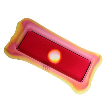 Try Tray Rectangular - Clear Fuchsia And Clear Yellow by corsi design - view 3