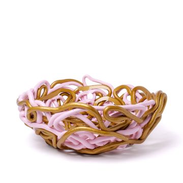 Tutti Frutti II Special Basket - Pastel Pink, Gold by corsi design - view 2