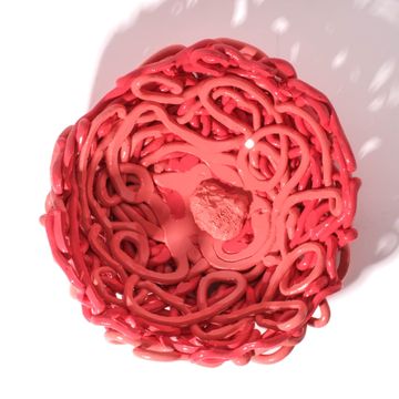 Tutti Frutti II Special Basket - Red Sorbet, Dark Salmon by corsi design - view 4