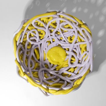 Tutti Frutti II Special Basket - Lilac, Fluo Yellow by corsi design - view 3