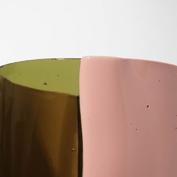 Four Lines Vase - Clear Bottle Green, Matt Salmon by corsi design - view 5