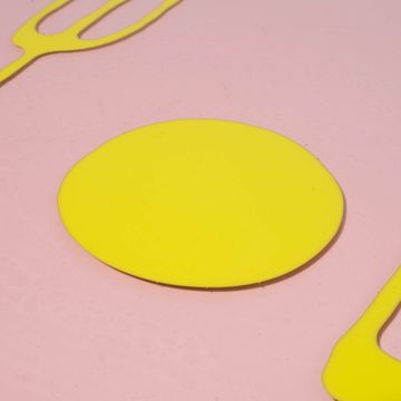 Table-Mates - Clear Antique Pink, Fluo Yellow by corsi design - view 3