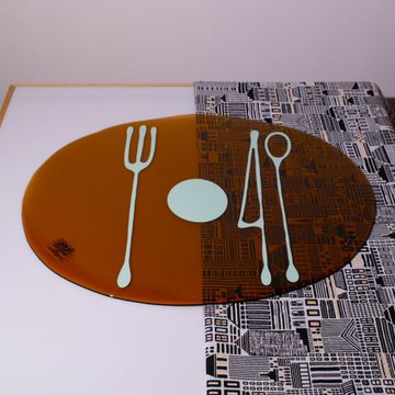 Table-Mates - Clear Brown, Aqua by corsi design - view 4