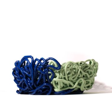 Tutti Frutti II Special Basket  L - Matt Aqua, Matt Blue by corsi design - view 2