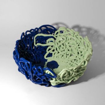 Tutti Frutti II Special Basket  L - Matt Aqua, Matt Blue by corsi design - view 4