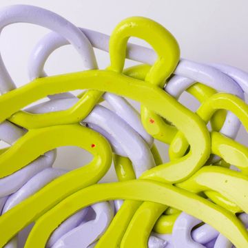 Tutti Frutti II Special Basket  M - Matt Lilac, Fluo Yellow by corsi design - view 6