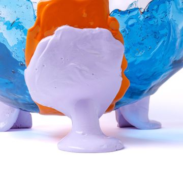 Big Collina Extra Colour XL - Clear Light Blue, Matt Pumpkin And Matt Lilac by corsi design - view 6