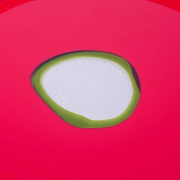 Try Tray Round - Matt Fuchsia And Clear Bottle Green by corsi design - view 5