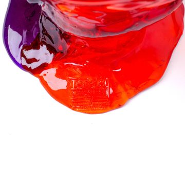 Twins C Vase - Clear Orange, Purple by corsi design - view 5