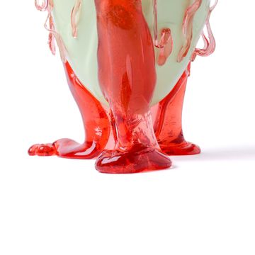 Clear Special Vase - Matt Mint And Antique Pink by corsi design - view 6
