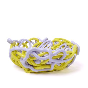 Tutti Frutti II Special Basket M - Lilac, Fluo Yellow by corsi design - view 2