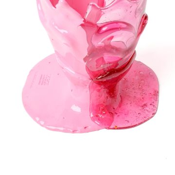 Twins C Vase S - Clear Light Fuchsia, Pink by corsi design - view 5