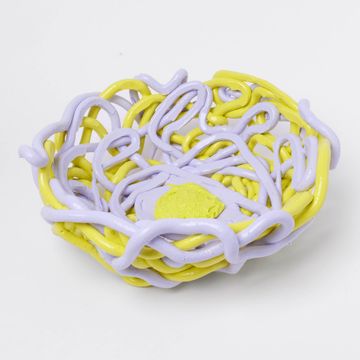 Tutti Frutti II Special Basket M - Lilac, Fluo Yellow by corsi design - view 3