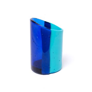 Cut Vase S - Clear Blue, Turquoise by corsi design - view 5
