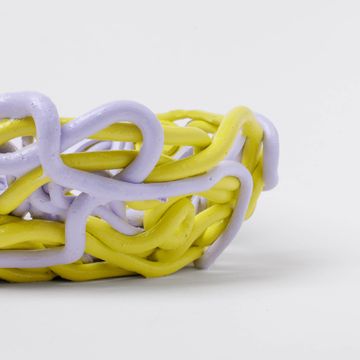 Tutti Frutti II Special Basket M - Lilac, Fluo Yellow by corsi design - view 5
