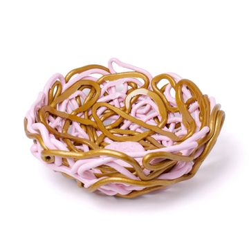 Tutti Frutti II Special Basket - Pastel Pink, Gold by corsi design - view 3