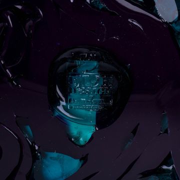 Tutti Frutti II Special Basket M - Clear Aqua, Matt Aubergine by corsi design - view 4