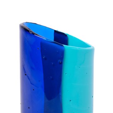Cut Vase S - Clear Blue, Turquoise by corsi design - view 6