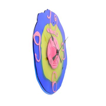 Watch Me L - Clear Blue, Bottle Green And Matt Pink by corsi design - view 3