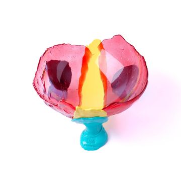 Big Collina Extra Colour L - Clear Light Fuchsia, Pastel Yellow, Turquoise by corsi design - view 2