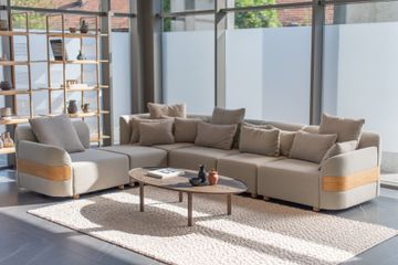 Mu Coffee Table - Smoked Oak by GAZZDA - view 4