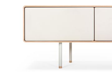 Fina Lowboard - Two Drawers, Off-White by GAZZDA - view 7