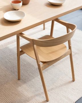 Muna Chair - Oak, Veneer Seat by GAZZDA - view 4