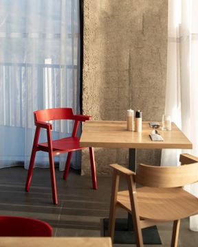 Flip Chair - Oak, Red by GAZZDA - view 3