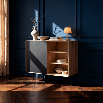 Fina Highboard - Black by GAZZDA - view 3