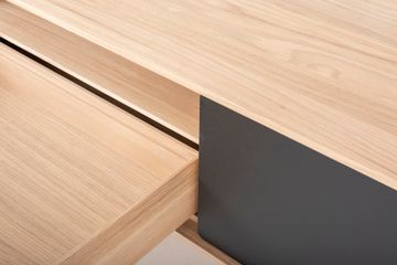 Fina Lowboard - Three Drawers, Black by GAZZDA - view 9