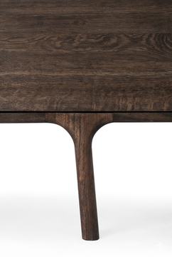 Fawn Lowboard - Three Drawers, Smoked Oak by GAZZDA - view 6