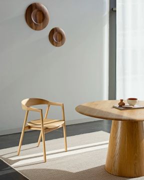 Muna Chair - Oak, Veneer Seat by GAZZDA - view 3