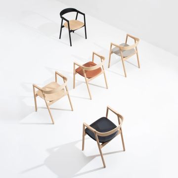 Muna Chair - Walnut, Upholstered by GAZZDA - view 5