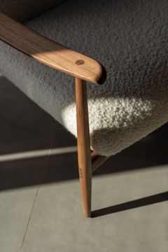 Aska Lounge Chair - Walnut by GAZZDA - view 4