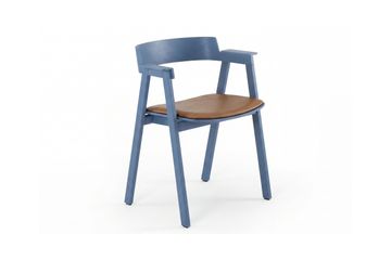 Flip Chair - Oak, Blue by GAZZDA - view 2