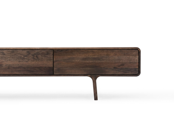 Fawn Lowboard - Three Drawers, Smoked Oak by GAZZDA - view 5
