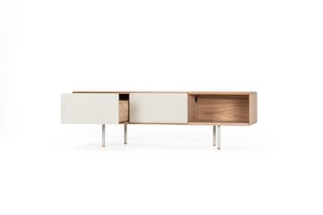 Fina Lowboard - Two Drawers, Off-White by GAZZDA - view 8