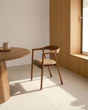 Muna Chair - Walnut, Upholstered by GAZZDA - view 6