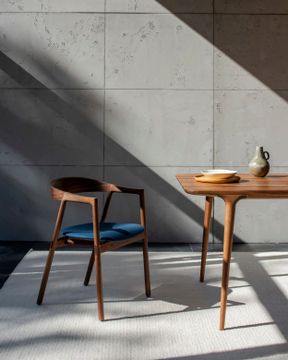 Muna Chair - Walnut, Upholstered by GAZZDA - view 9