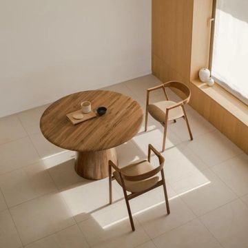 Mushroom Round Table - Walnut by GAZZDA - view 6