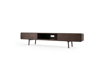 Fawn Lowboard - Two Drawers, Smoked Oak by GAZZDA - view 9